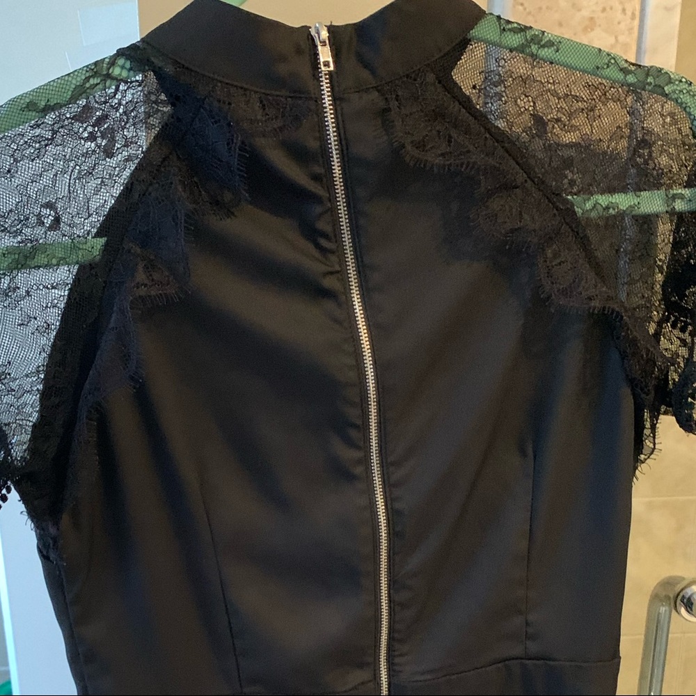 Liquorish size 4 a line lace detail midi dress - Picture 3 of 8
